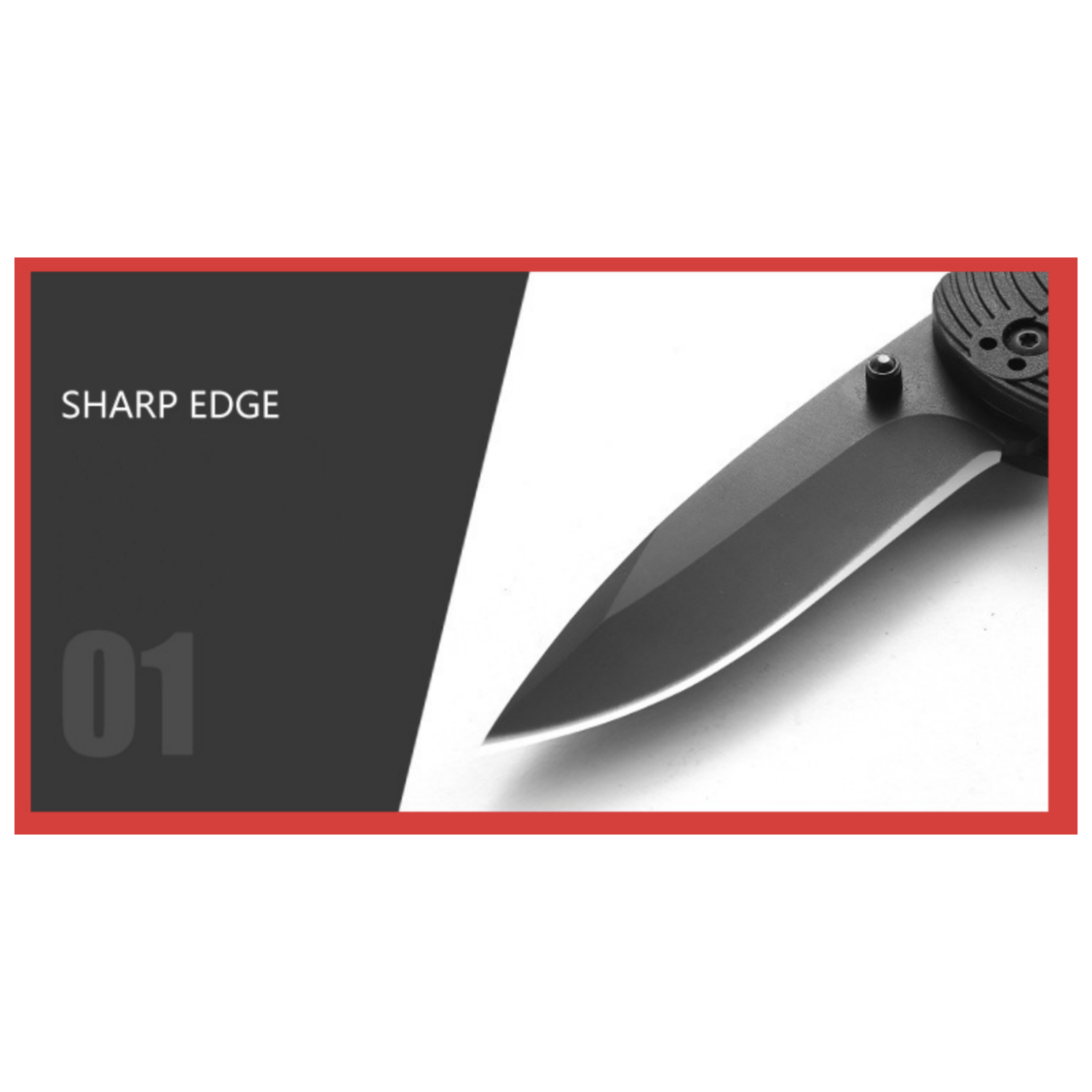Outdoor Multifunctional Folding Tactical Knife 2