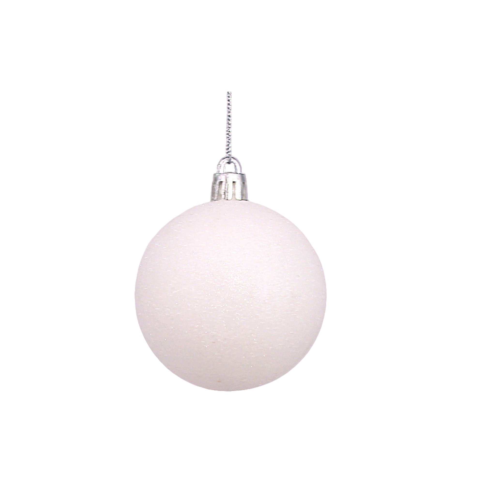 Plastic Ornament Ball With Aluminum Plate 3.2" Diameter 5