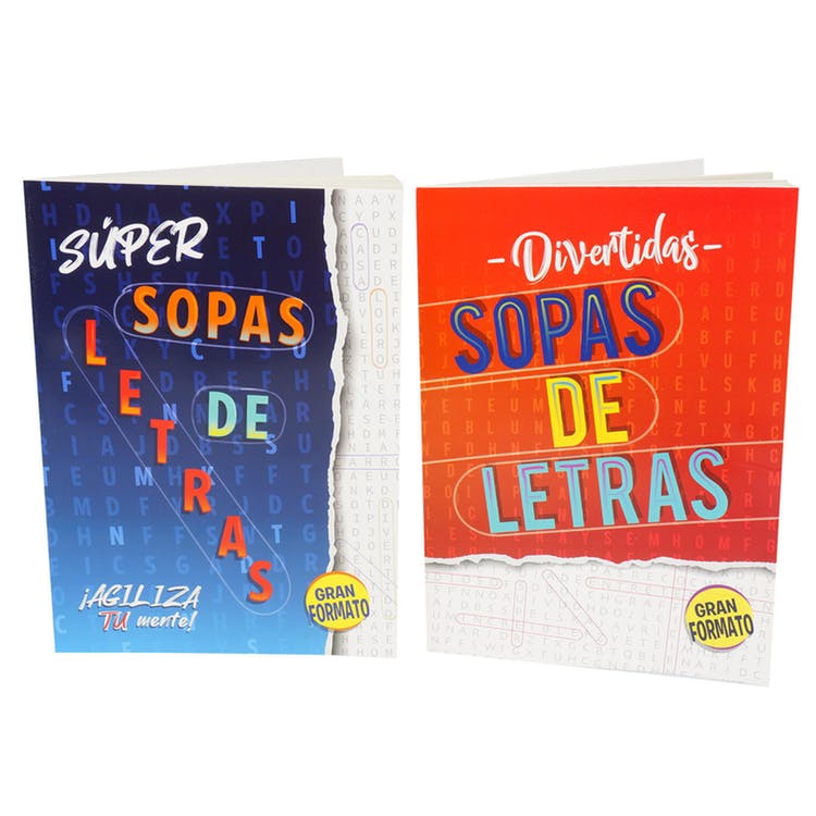 Spanish Word Search Books Large Format - 80 Pages Two Titles