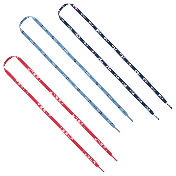 3/8" Recycled Waffle Weave Dye-Sublimated Shoelaces 4