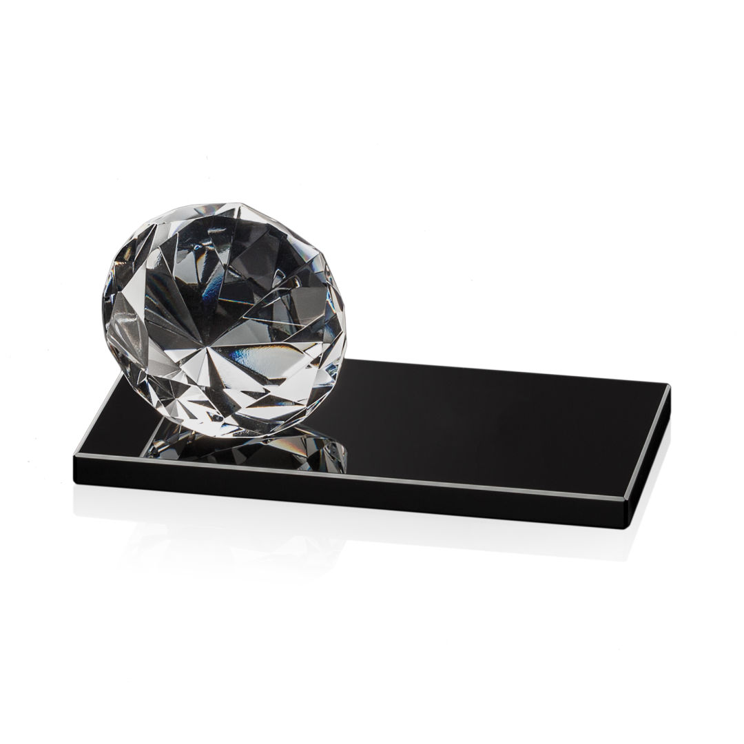 Gemstone Award on Black - Diamond 7