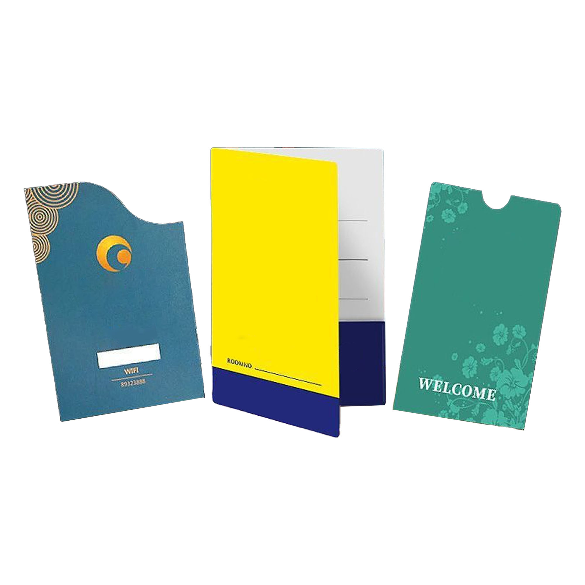 Customizable Hotel Key Card Holder Sleeves 1