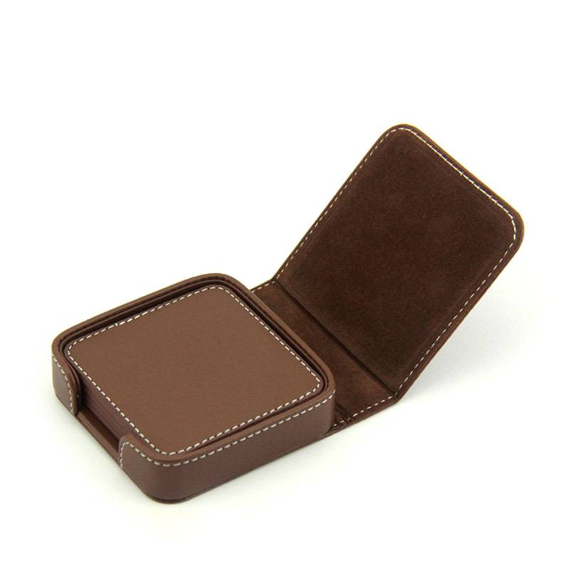 PU Leather Insulated Coaster Set 5