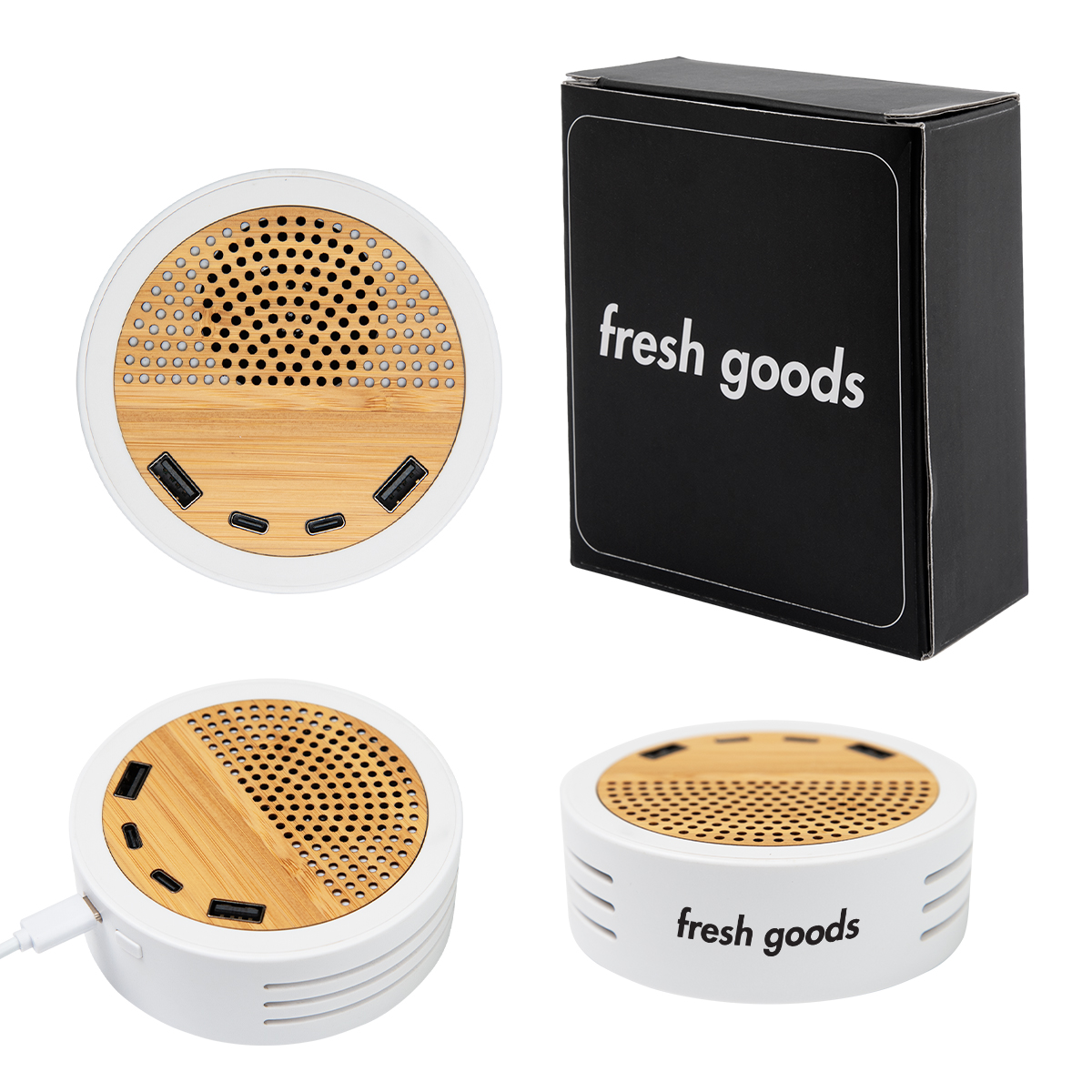 Fresh Goods rABS & Bamboo Speaker & Charger 2