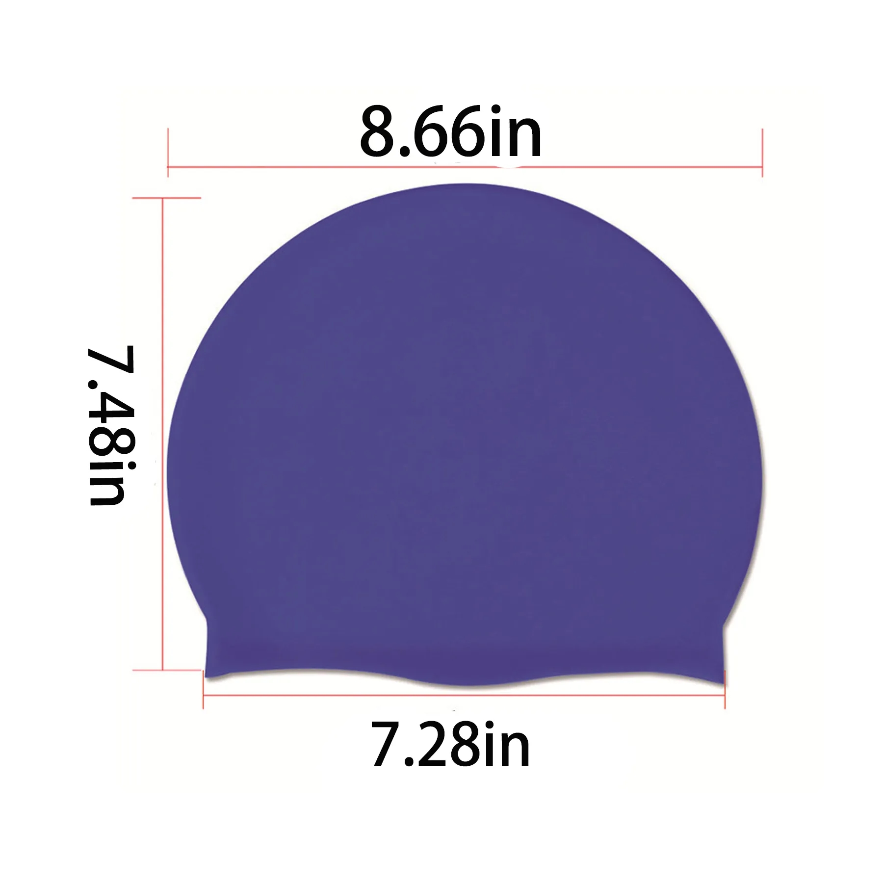 Adult Silicone Swim Cap 4