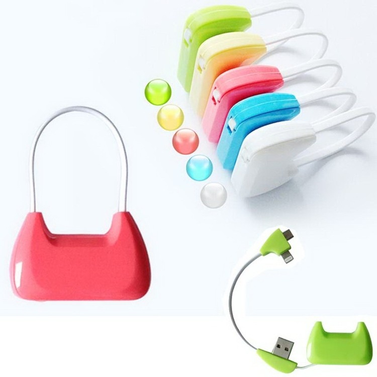 Bag Shaped 2 IN 1 USB Cable 2