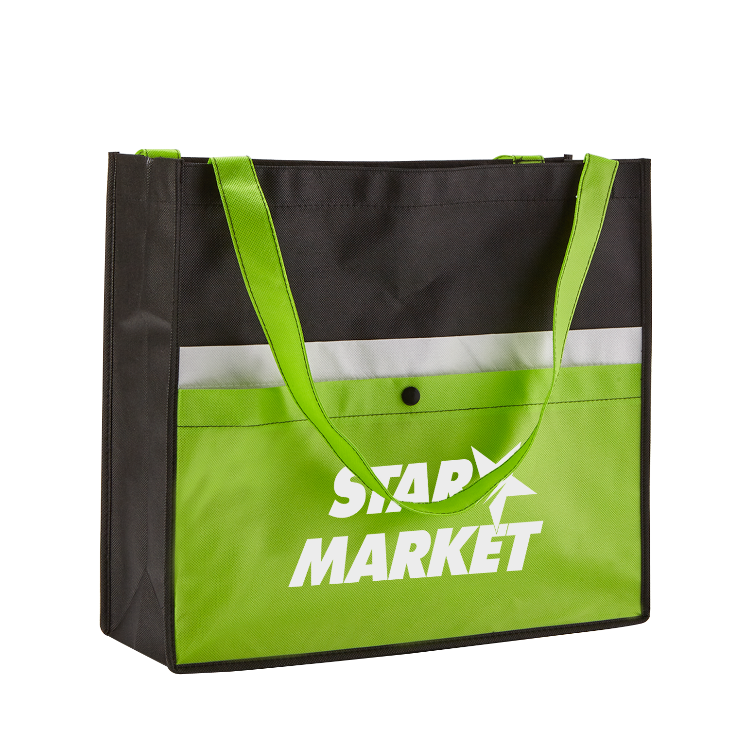 Corridor Non-Woven Snap Pocket Tote Bag 5
