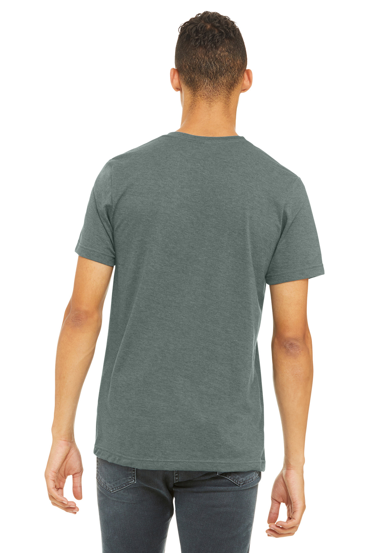 BELLA+CANVAS Unisex Heather CVC Short Sleeve Tee. BC3001CVC 599