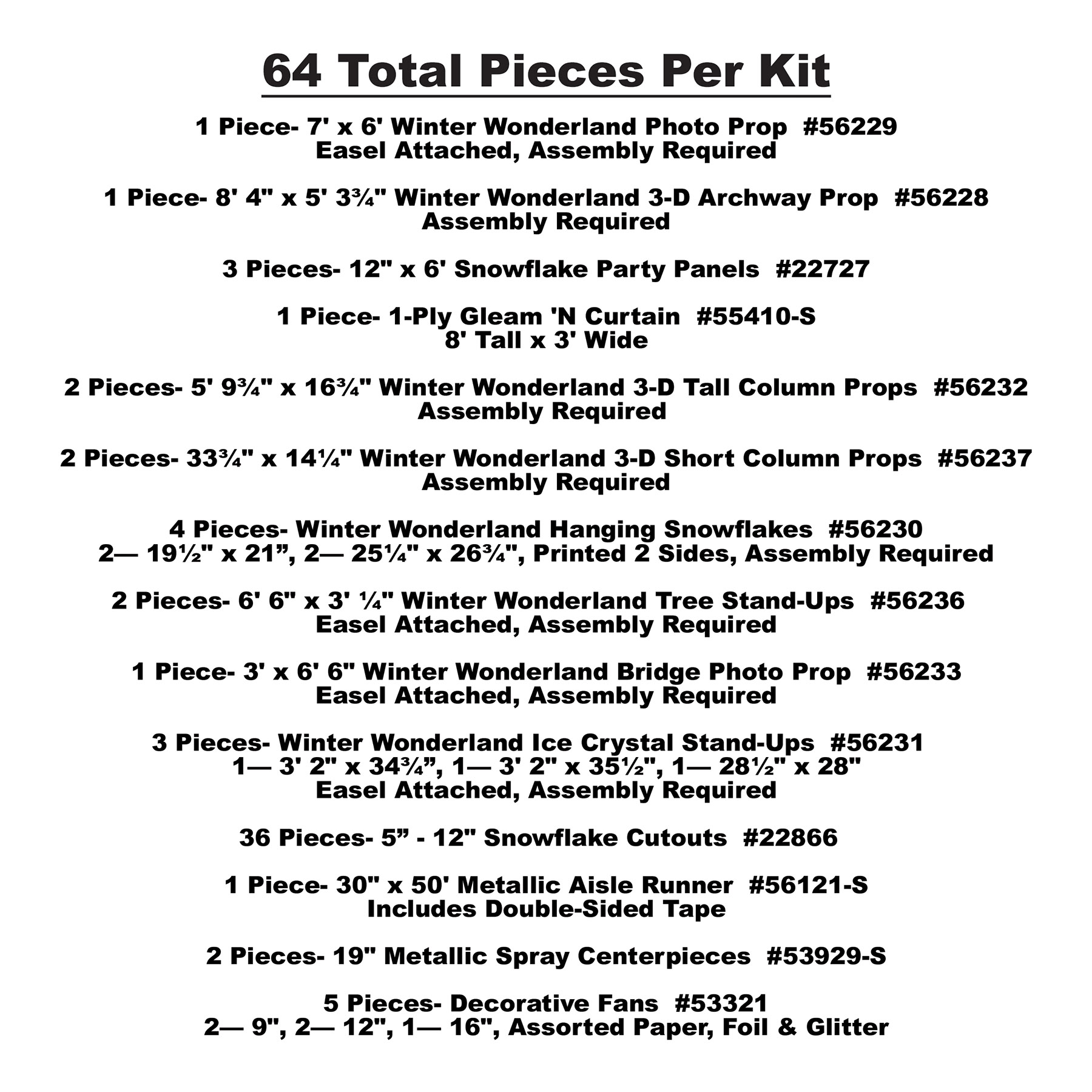 Winter Wonderland Prom Kit 2
