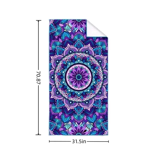 Quick-Dry Sand-Free Microfiber Beach Towel 18
