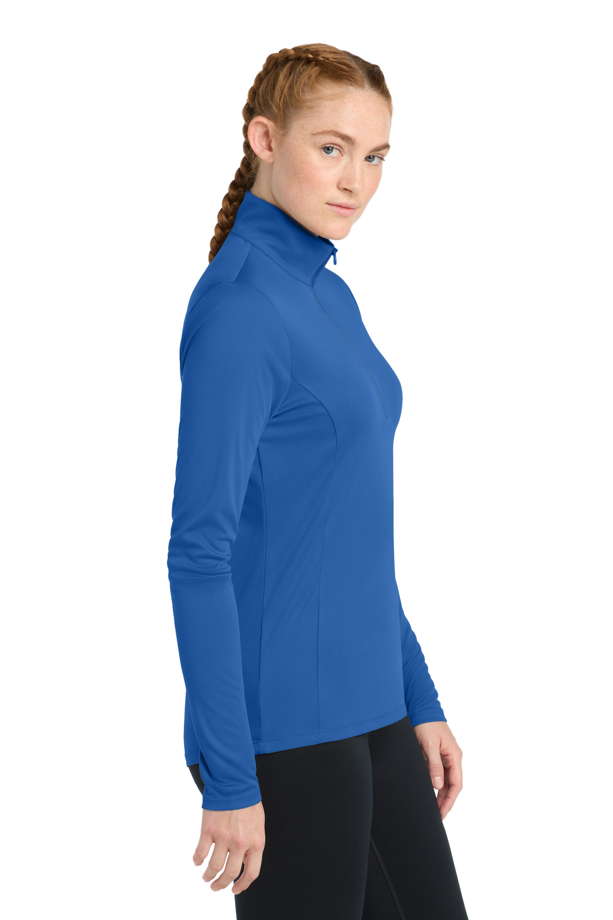 Sport-Tek Women's PosiCharge Competitor 1/4-Zip Pullover. LST357, custom hoodie or sweatshirt with logo imprint 6