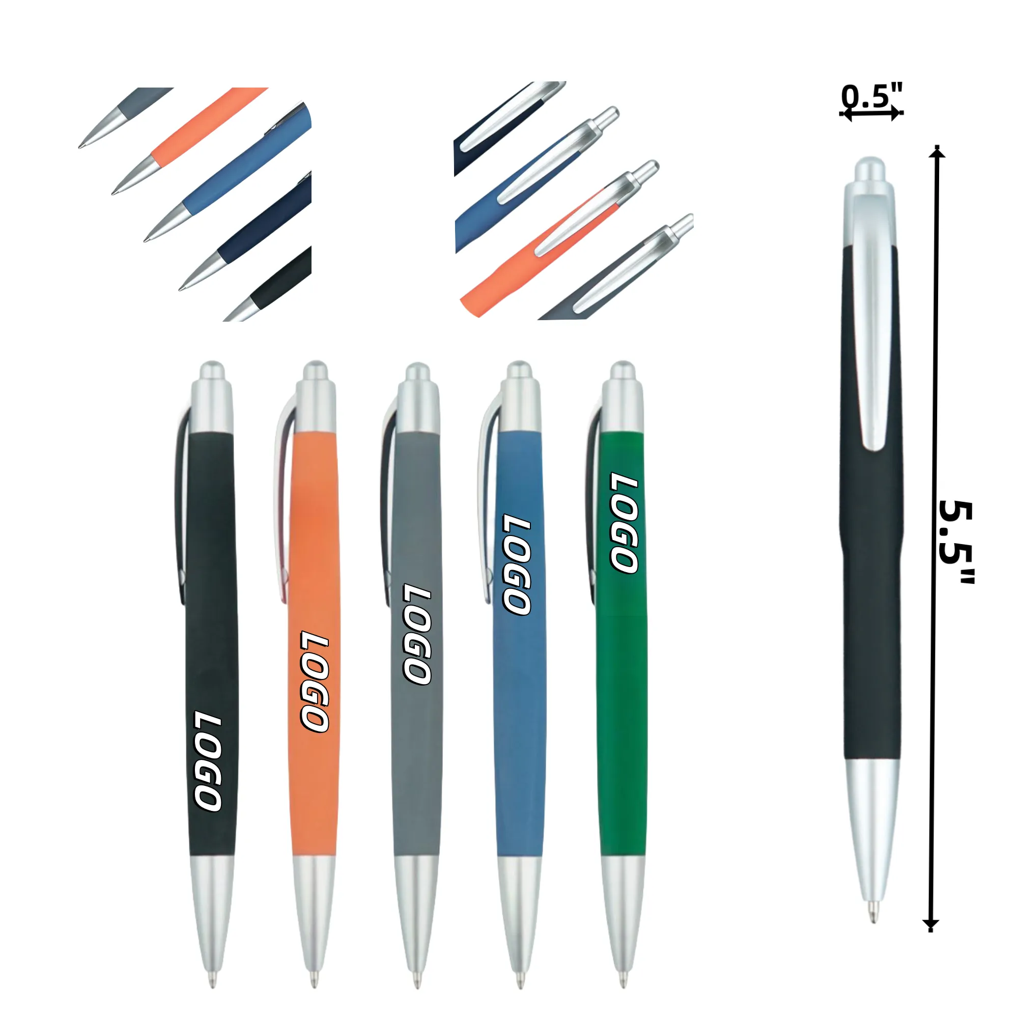 Business Gift Color Spray Glue Ballpoint Pen
