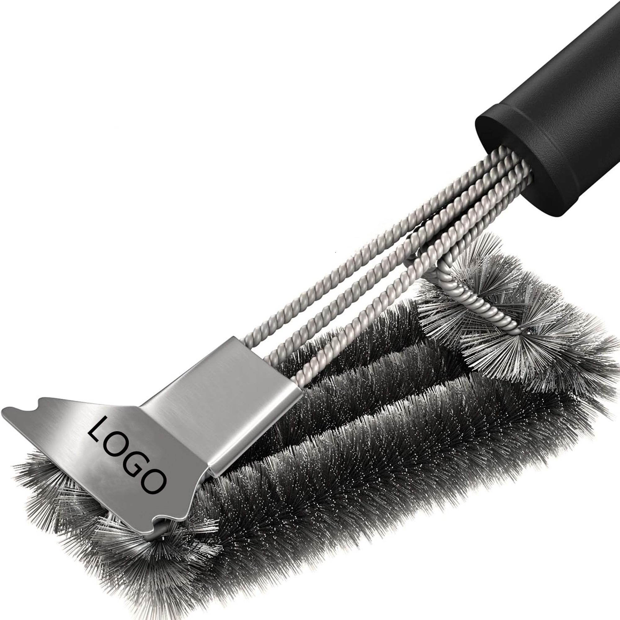 18" Stainless Steel Grill Brush And Scraper