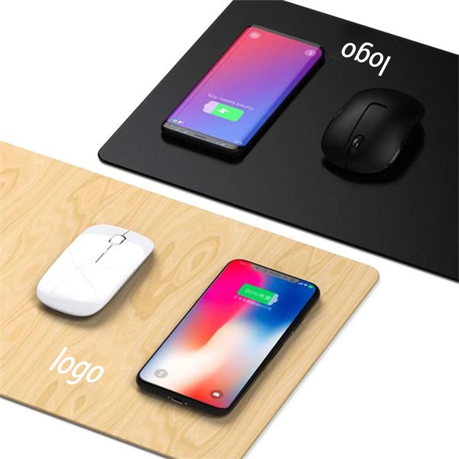 Wireless Charger Mouse Pad Mat 10W Compatible for Phone 4
