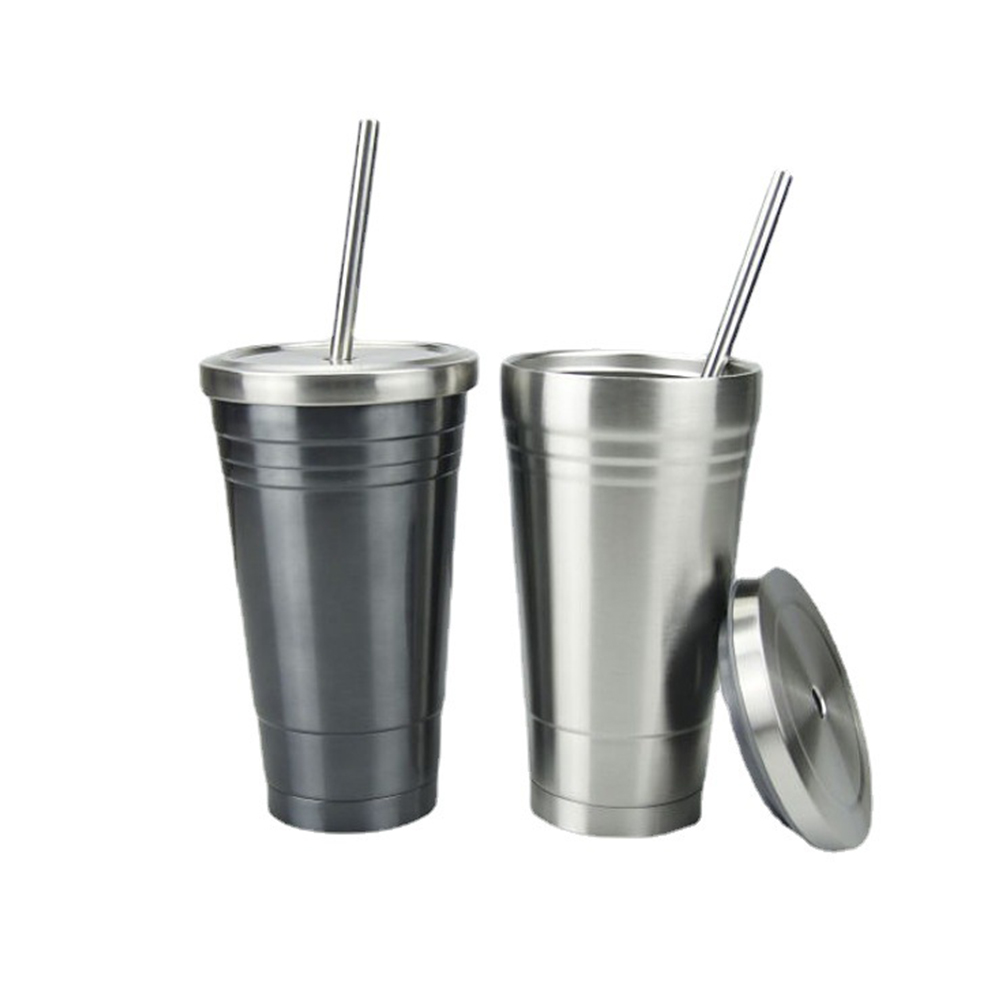 500ML Stainless Steel Straws Mug 5