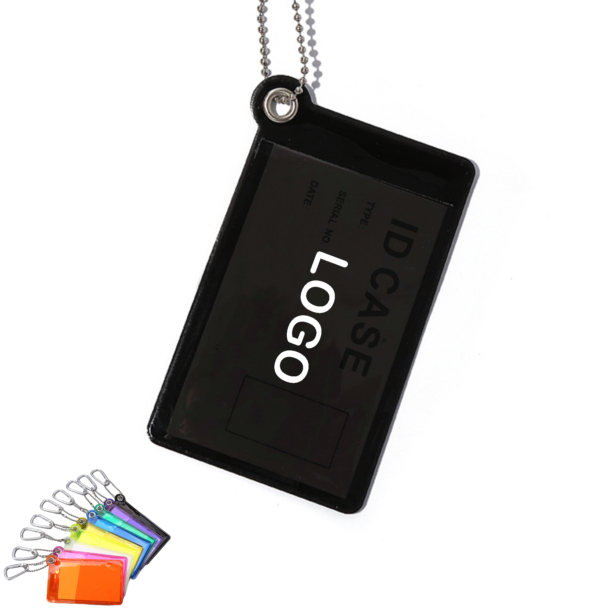 Colorful Transparent ID Card Holder 5