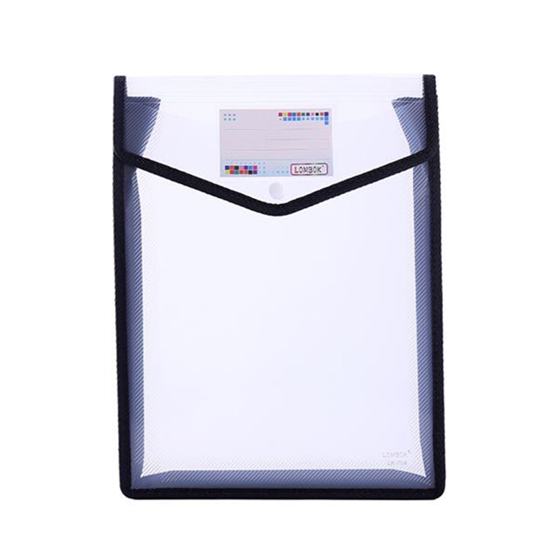 A4 Size Vertical Document Storage Bag With Snap Button 5