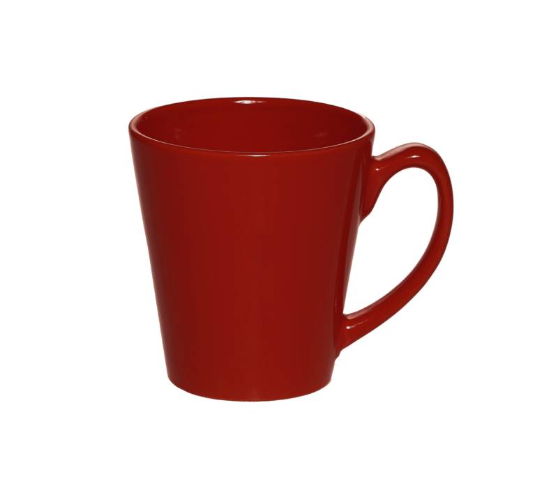 Glossy Latte Ceramic Mug, 12 oz. 5