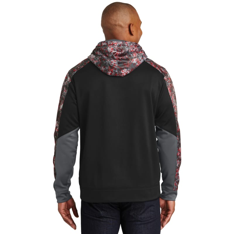 Sport-Tek Sport-Wick Mineral Freeze Fleece Colorblock Hooded Pullover., custom hoodie or sweatshirt with logo imprint 22