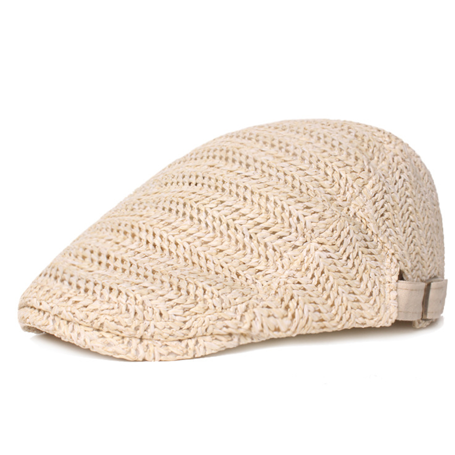 Men Flat Cap Breathable Summer Newsboy Hat 8