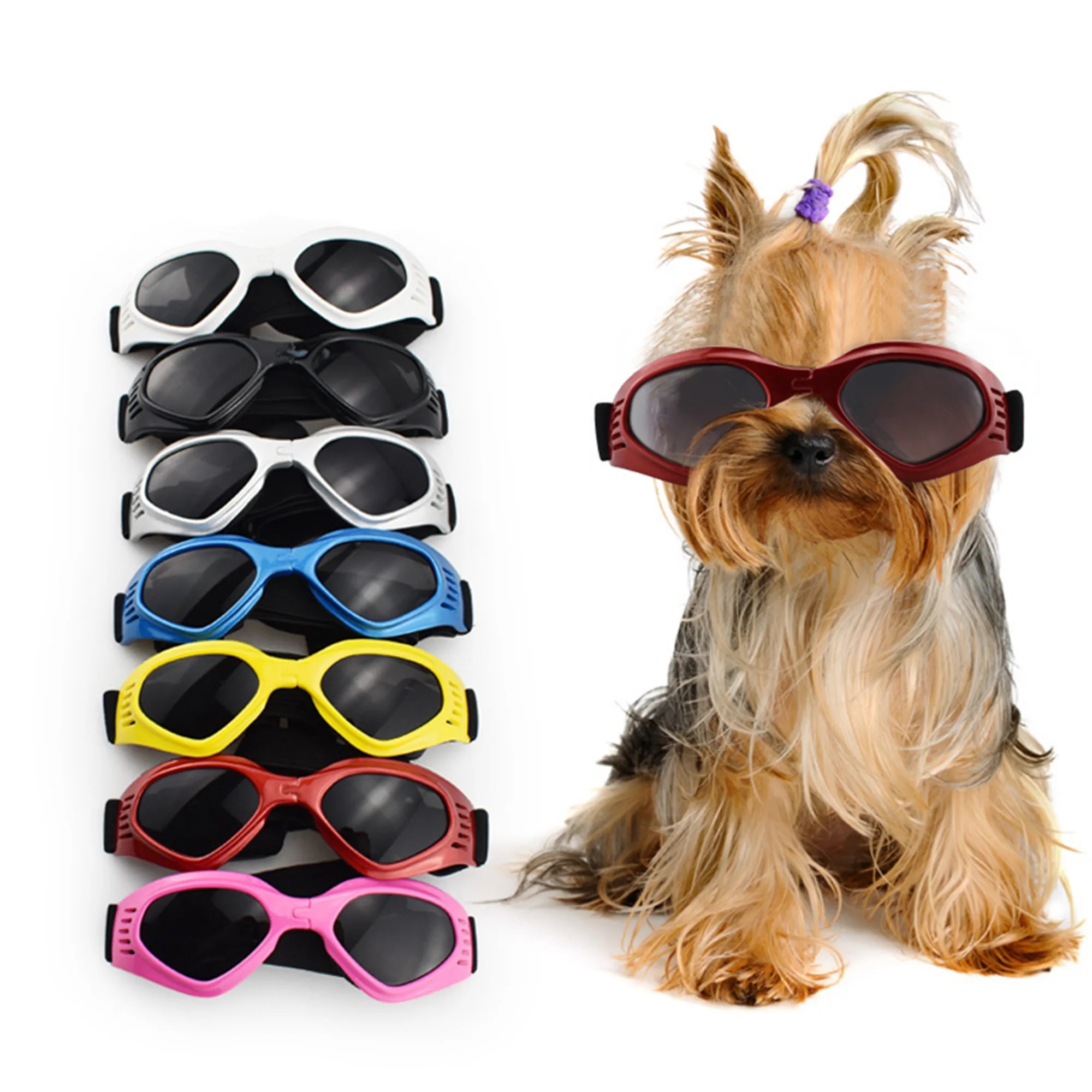 Stylish Foldable Pet Glasses Dog Sunglasses 11