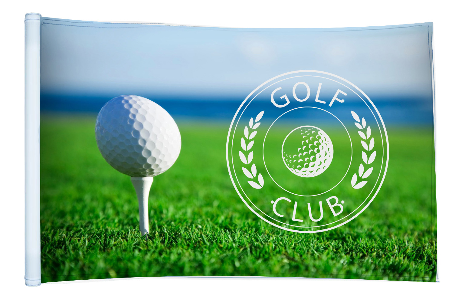 14"x20" Single-Side Imprint Golf Flag 1