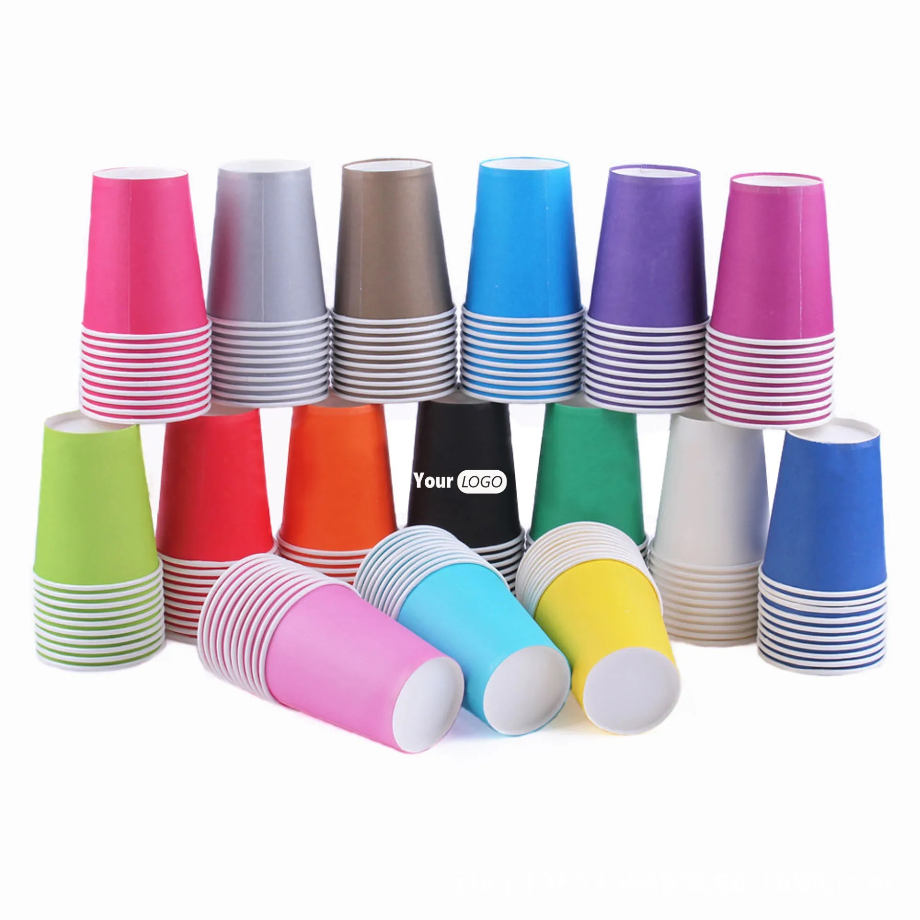 Disposable Colored Paper Cups 4