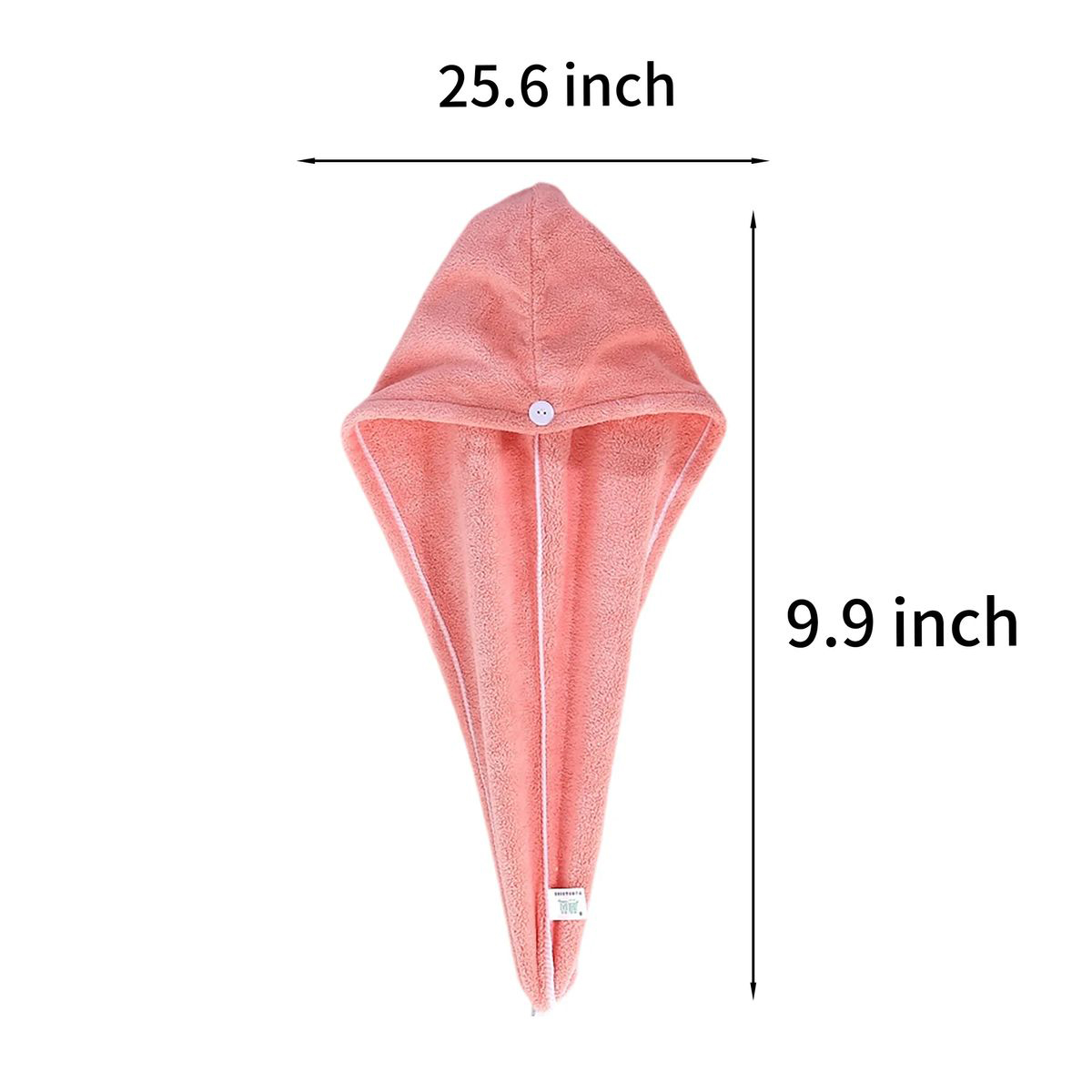 Absorbent Coral Fleece Hair Wrap Cap 9