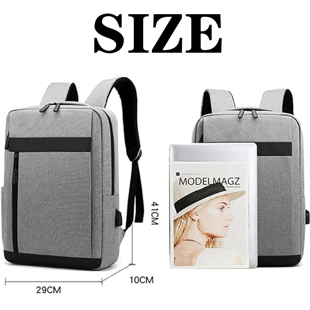In Stock Custom USB Charging Business Laptop Backpack 5