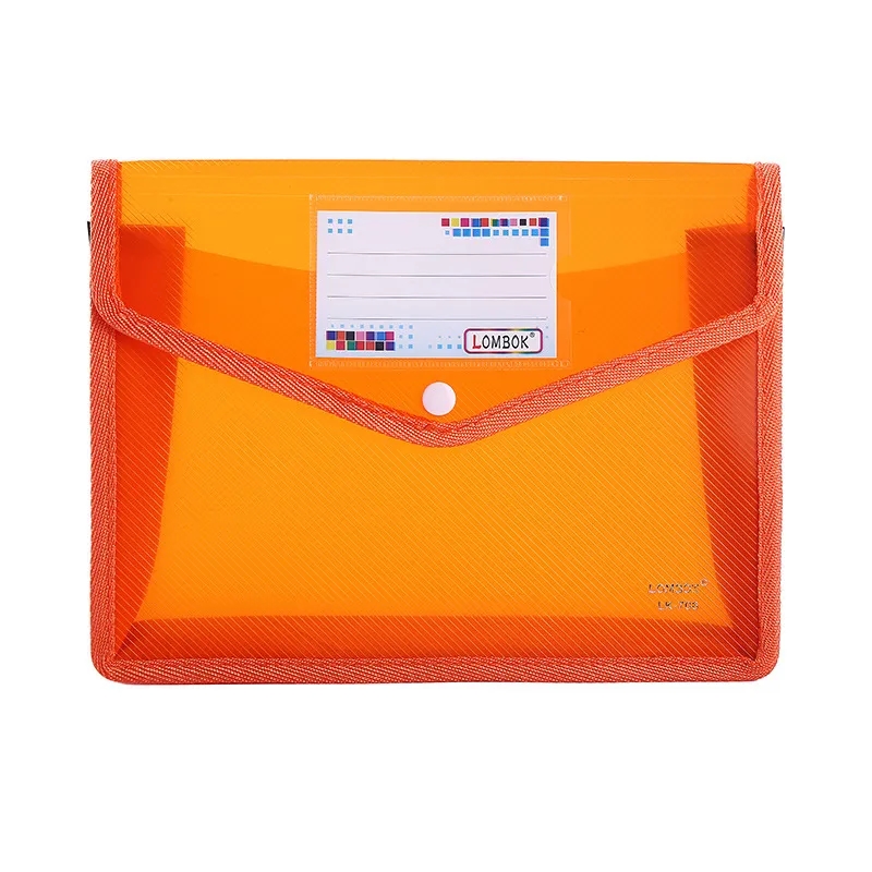 A4 Size Document Storage Bag with Snap Button 12