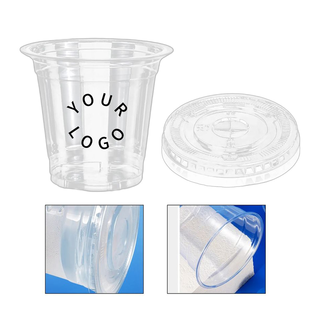 PET Plastic Drink Cup 12OZ Beverage 2