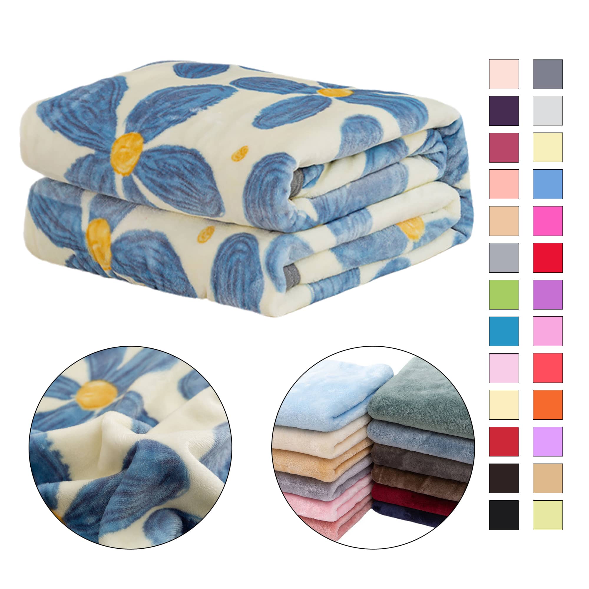 Premium Polyester Blanket Mul Sizes Avail 2