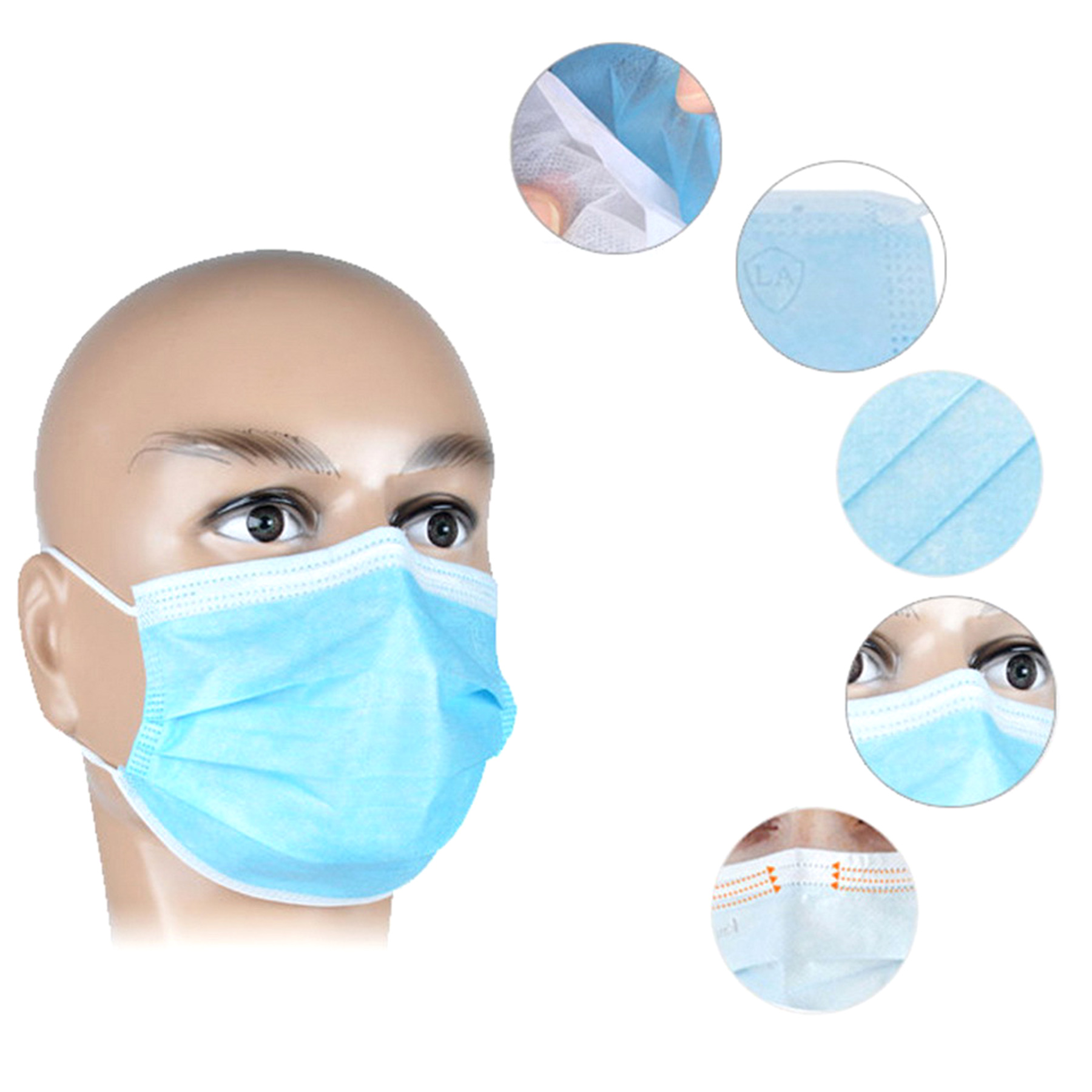 Personal Protective 3-Ply Face Mask 3