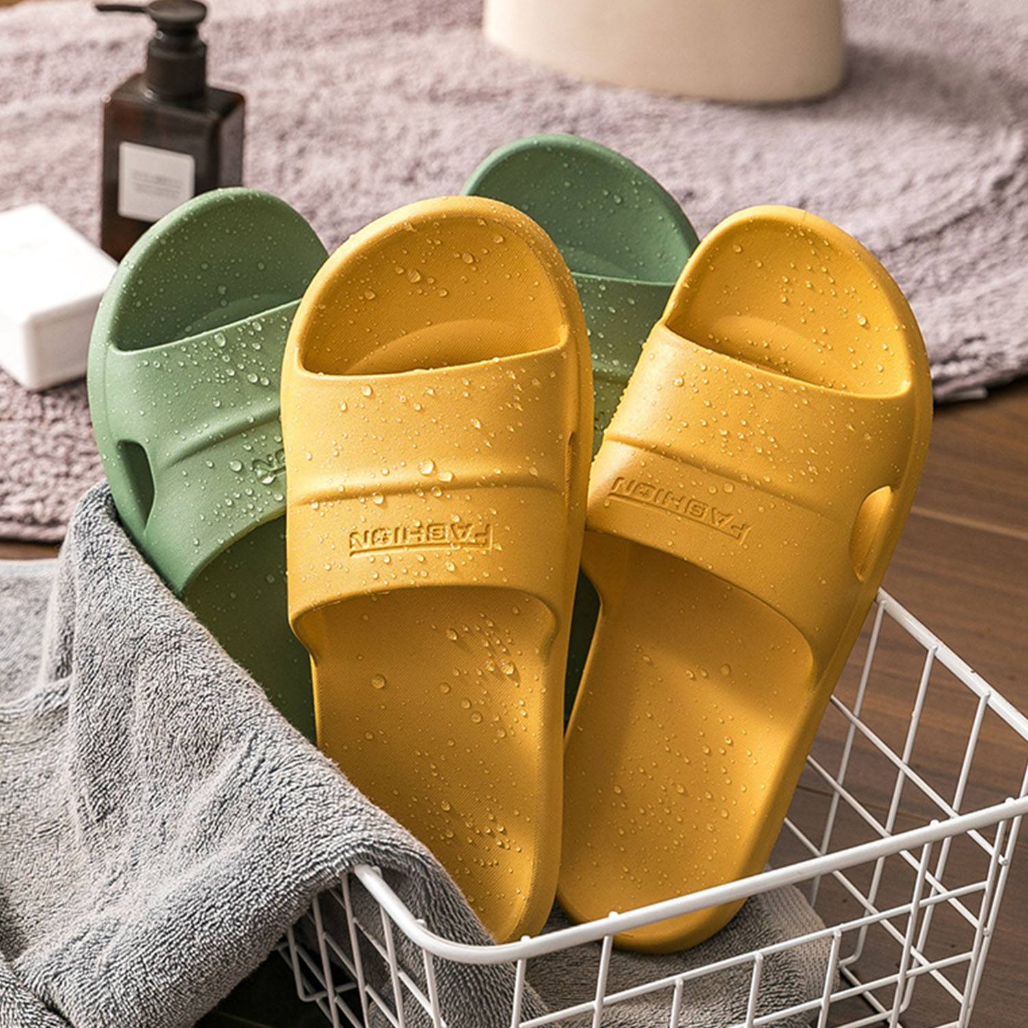 Personalized Non slip Home Sandal w/ Custom Imprint 6