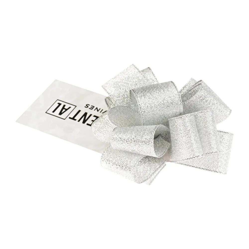 Wine Bottle Ribbon Bow with Card 2