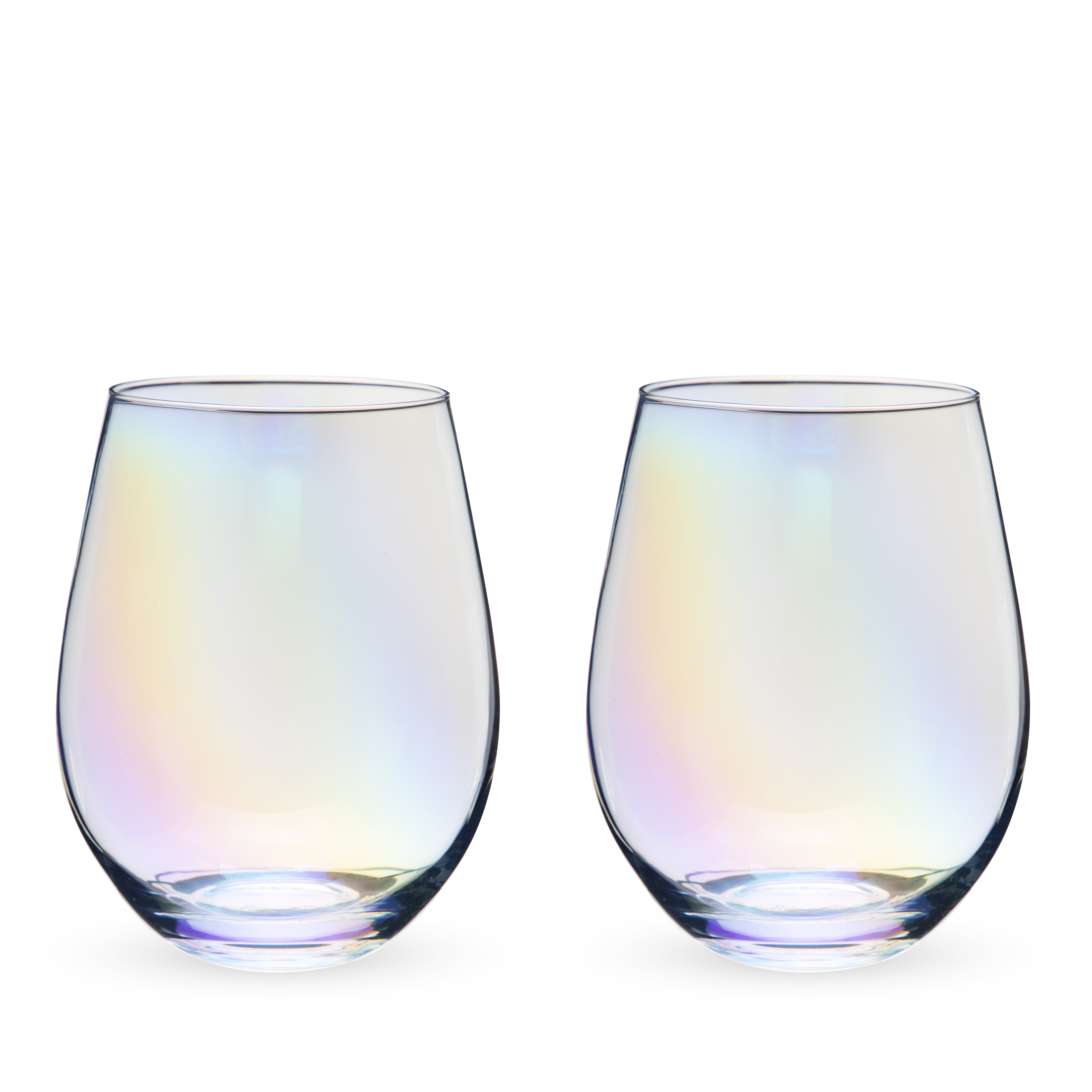 Twine Living® Luster Stemless Wine Glass, set of 2 6