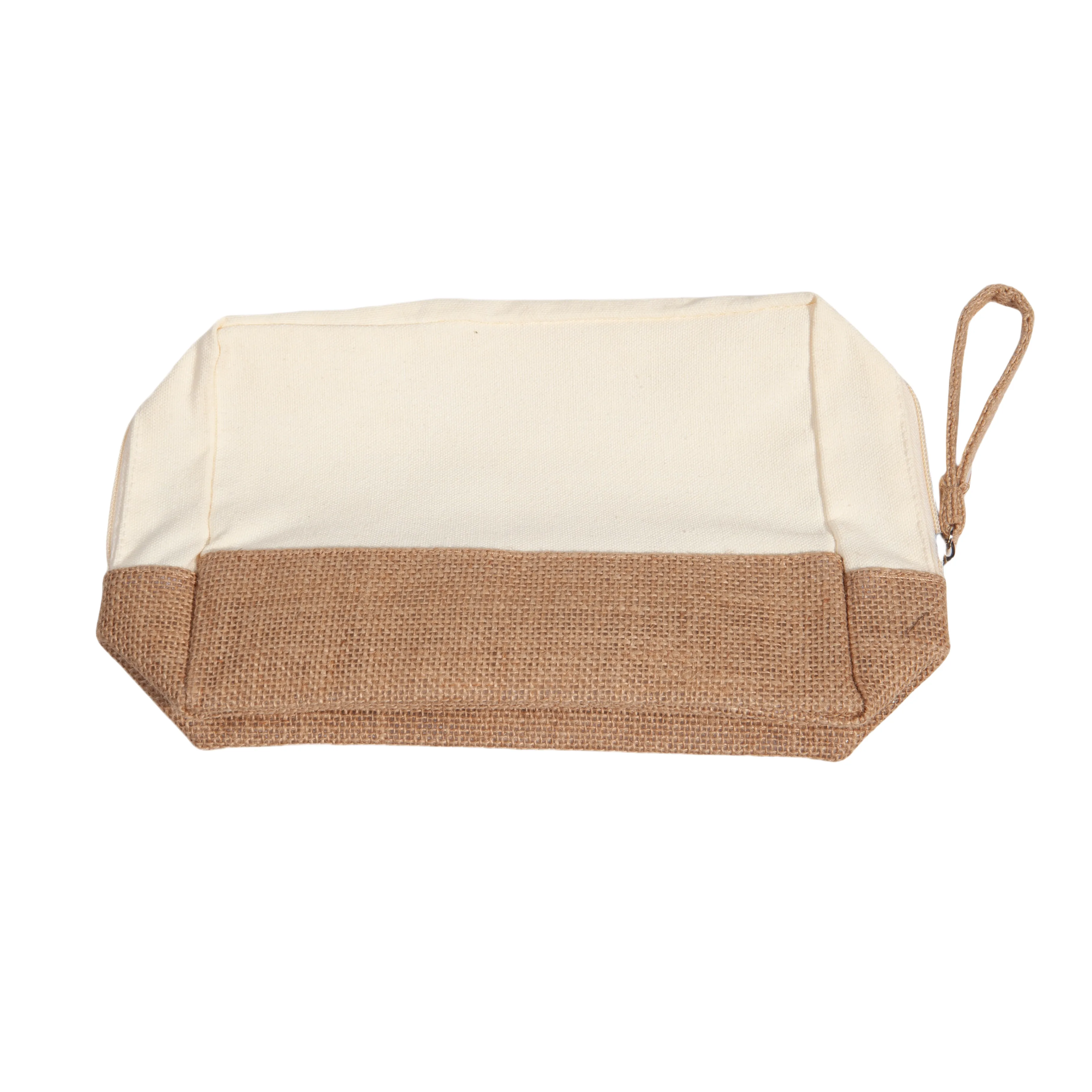 Jute-Trim Toiletry Bag 2
