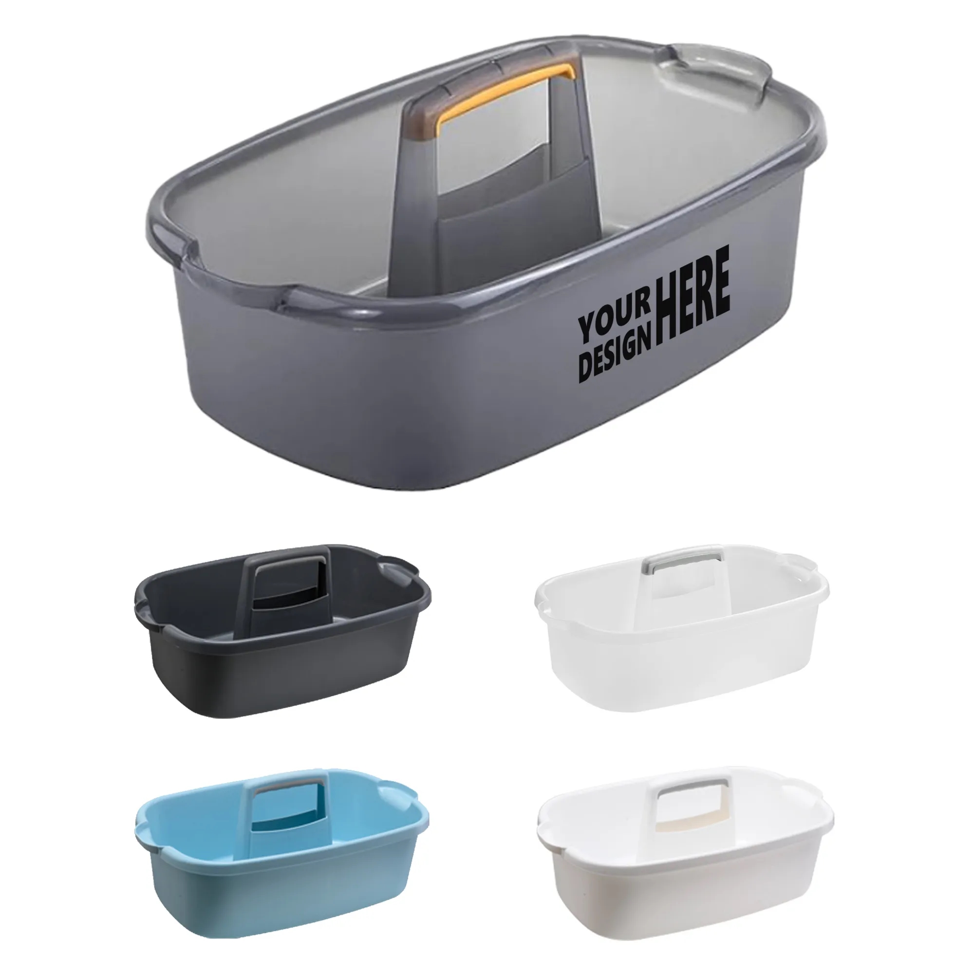 Multipurpose Plastic Storage Basket With Handle