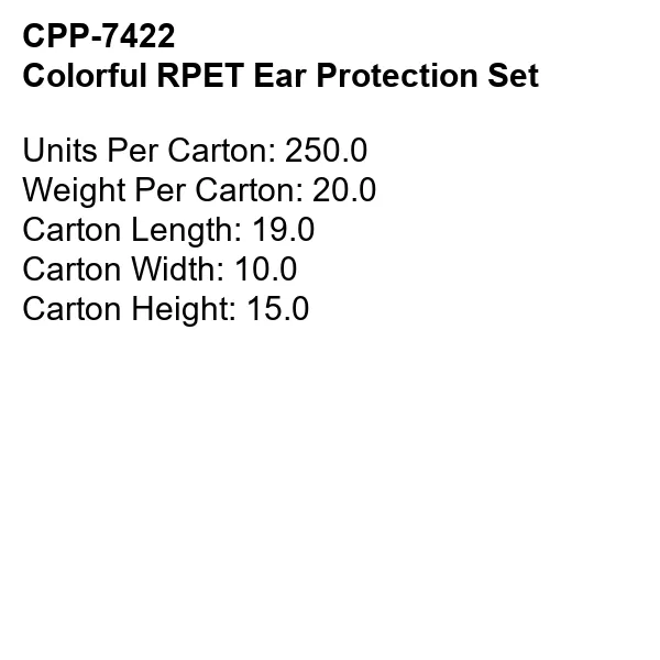 Colorful RPET Ear Protection Set 11