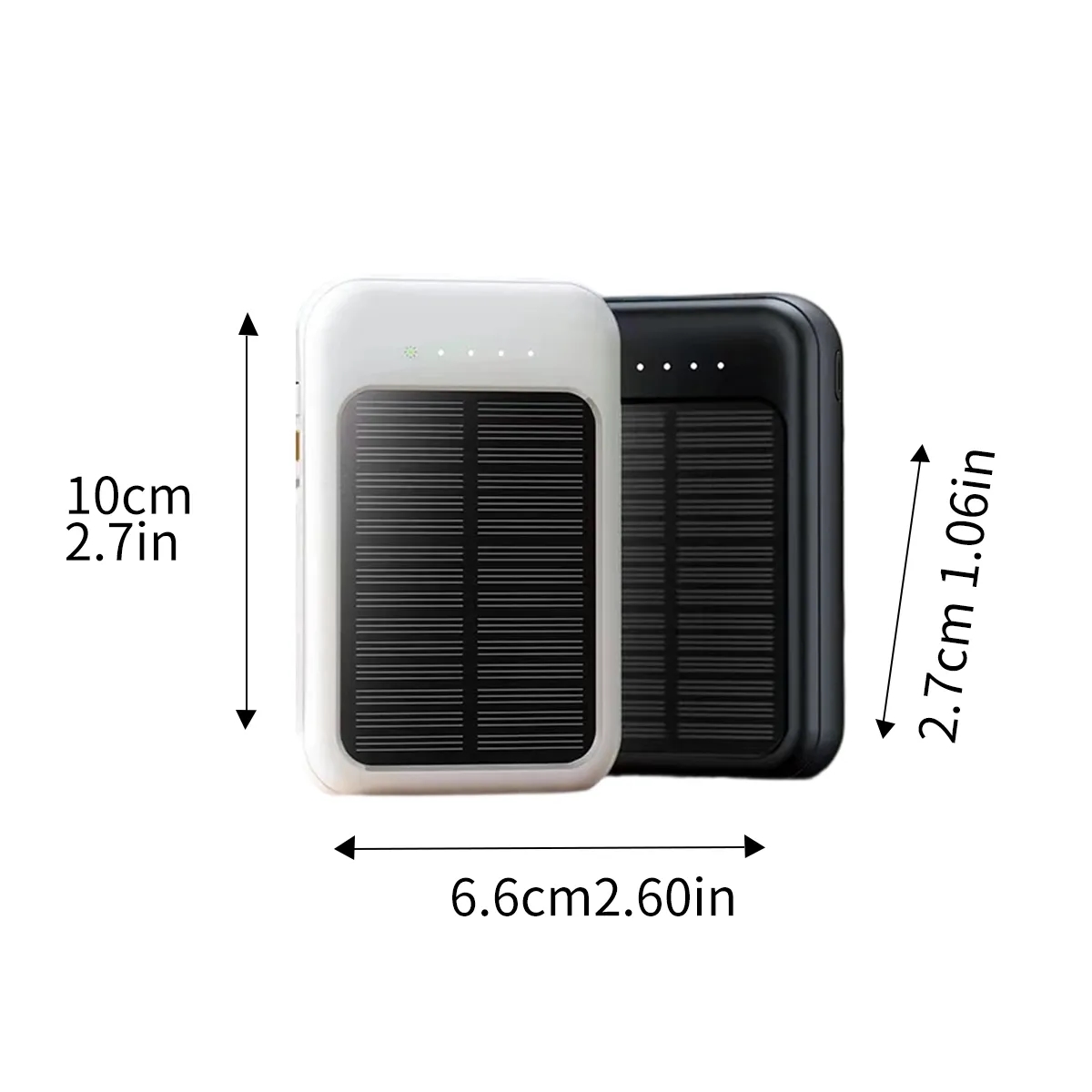 3 In 1 Solar Power Bank W/ Built In Cables And LED Indicator 1