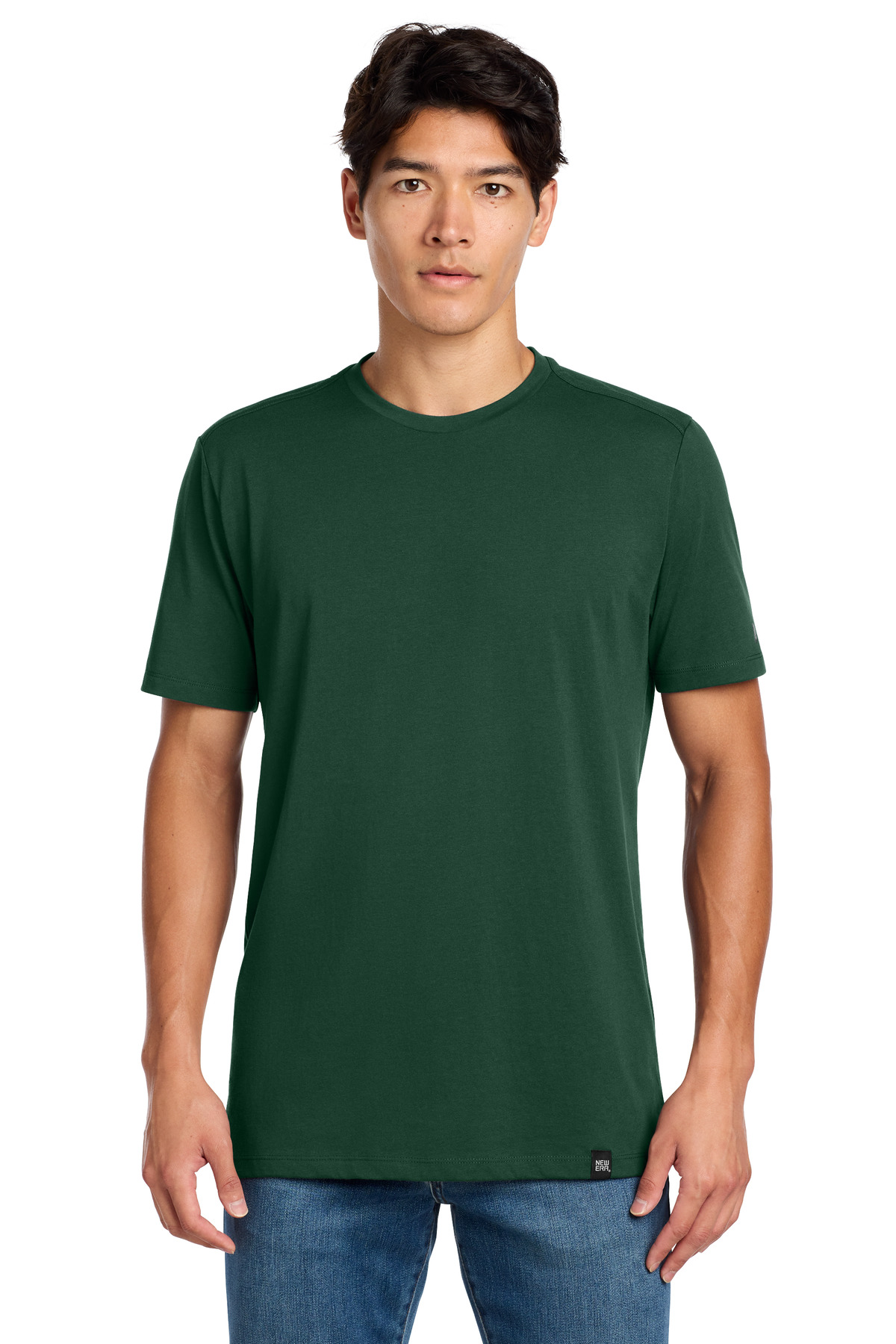New Era Heritage Blend Crew Tee. NEA100 50