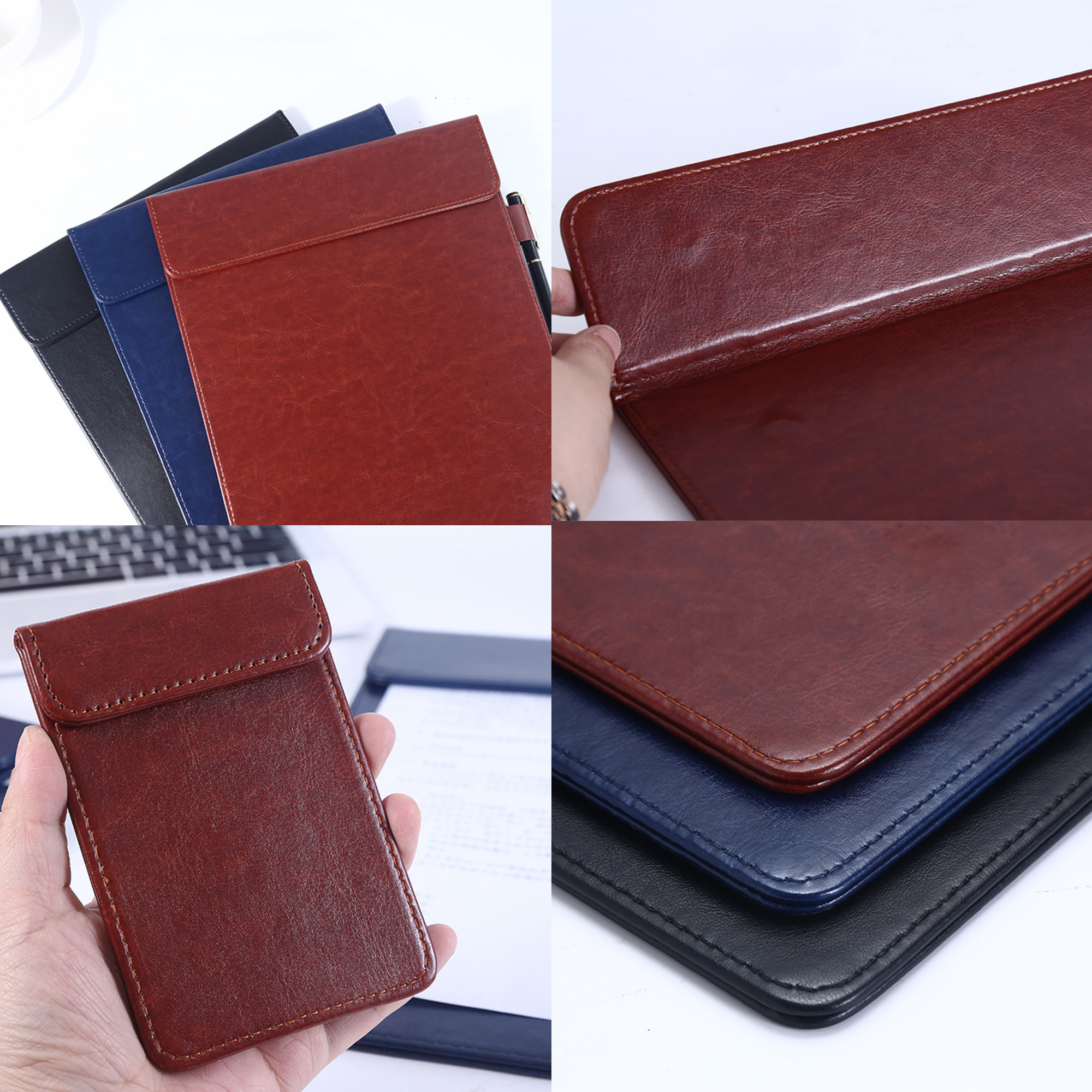 Leather Magnetic Menu Clip 5