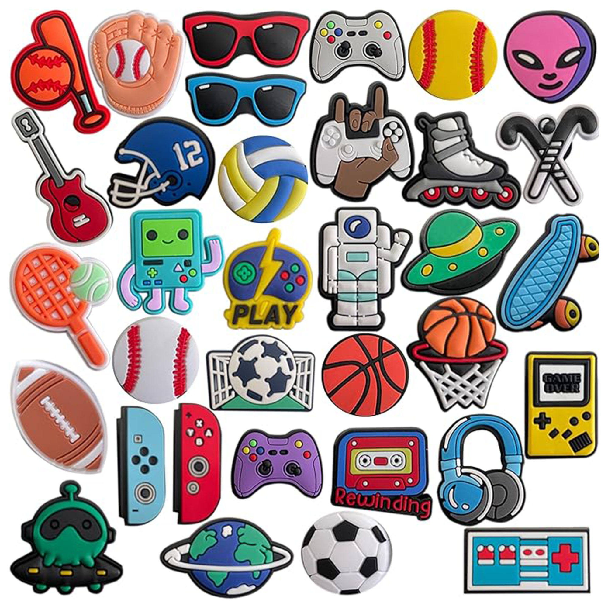 Colorful Cartoon Cute Customizable Decorative Shoe Charms 2
