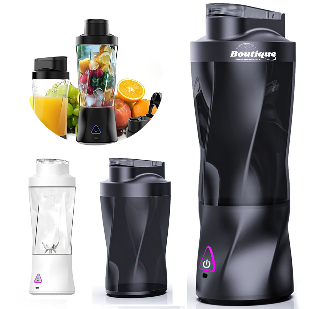 Portable Personal Blender Rechargeable 24 Oz Juicer Cup 7