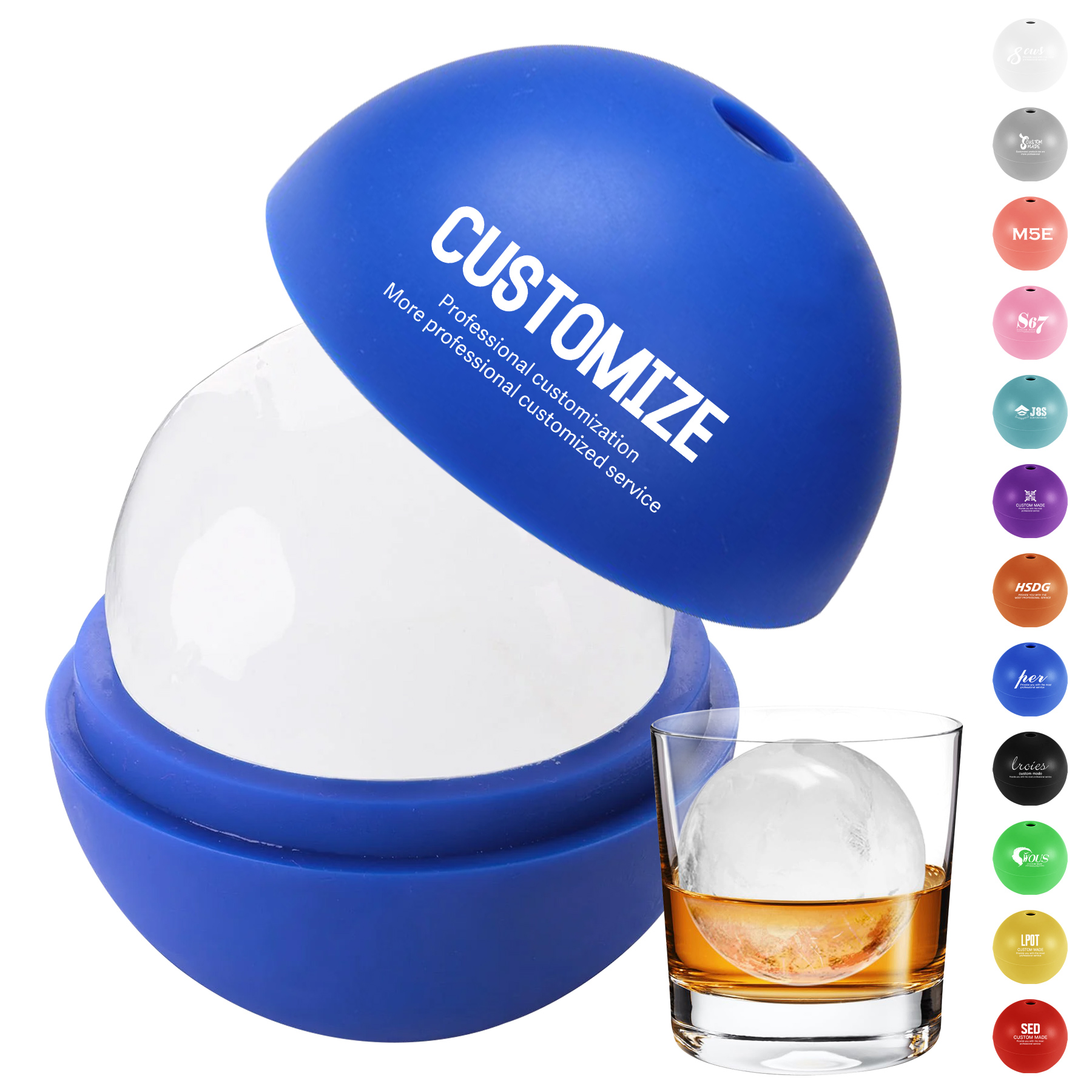 Food Grade Silicone Ice Ball Mold 8