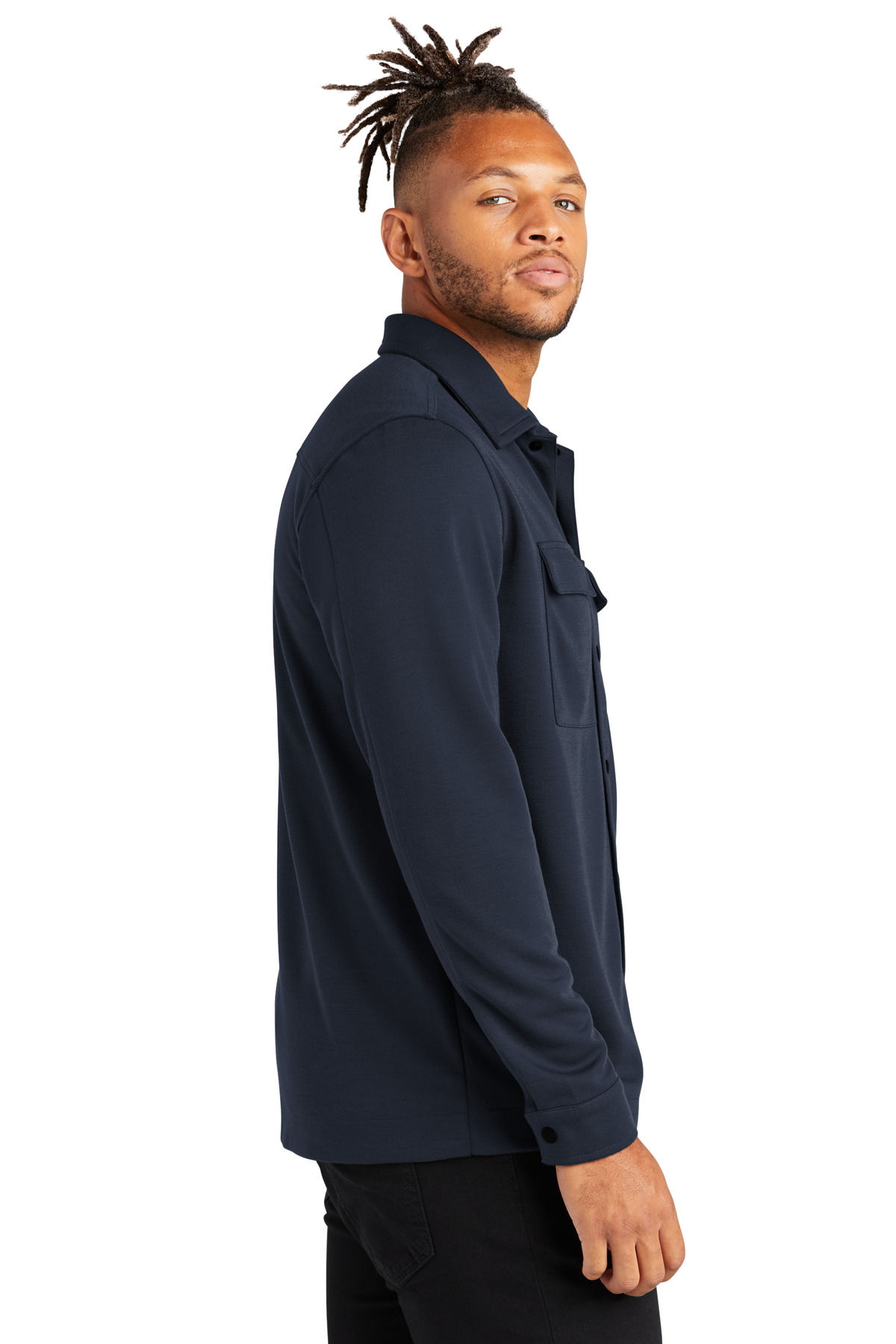 Mercer+Mettle Double-Knit Snap Front Jacket MM3004 13