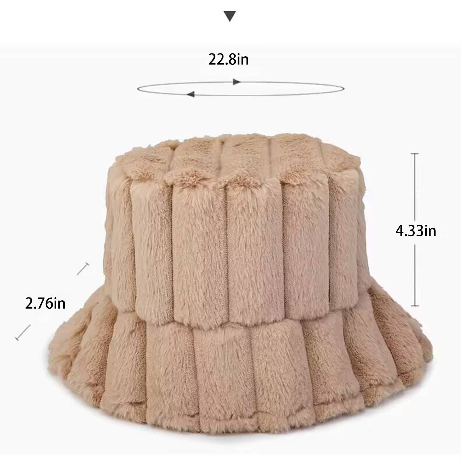 Autumn And Winter Fashionable Anti Rabbit Fur Fisherman Hat 6