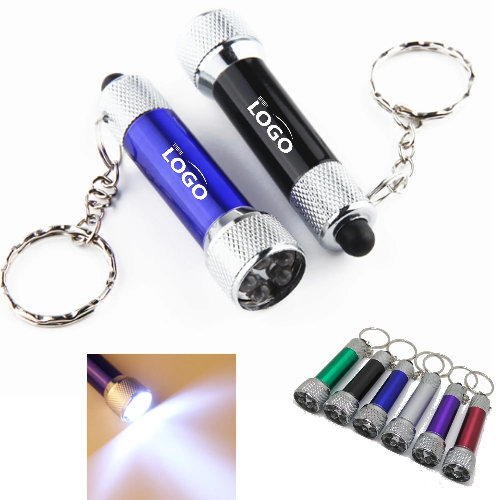 Mini Torch Light With Key Chain 2