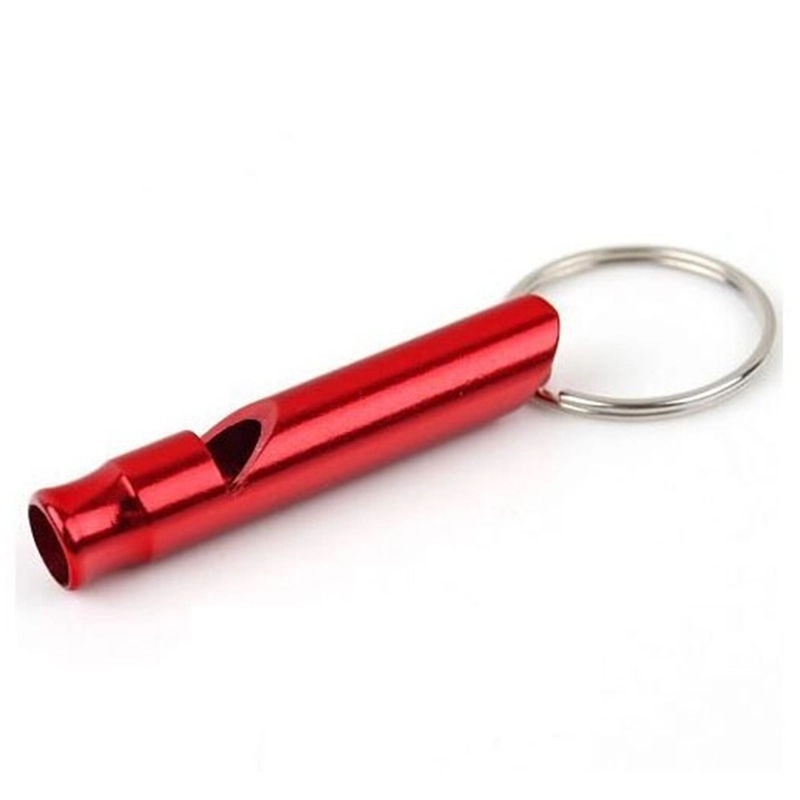 Aluminium Whistle With Key Ring 1