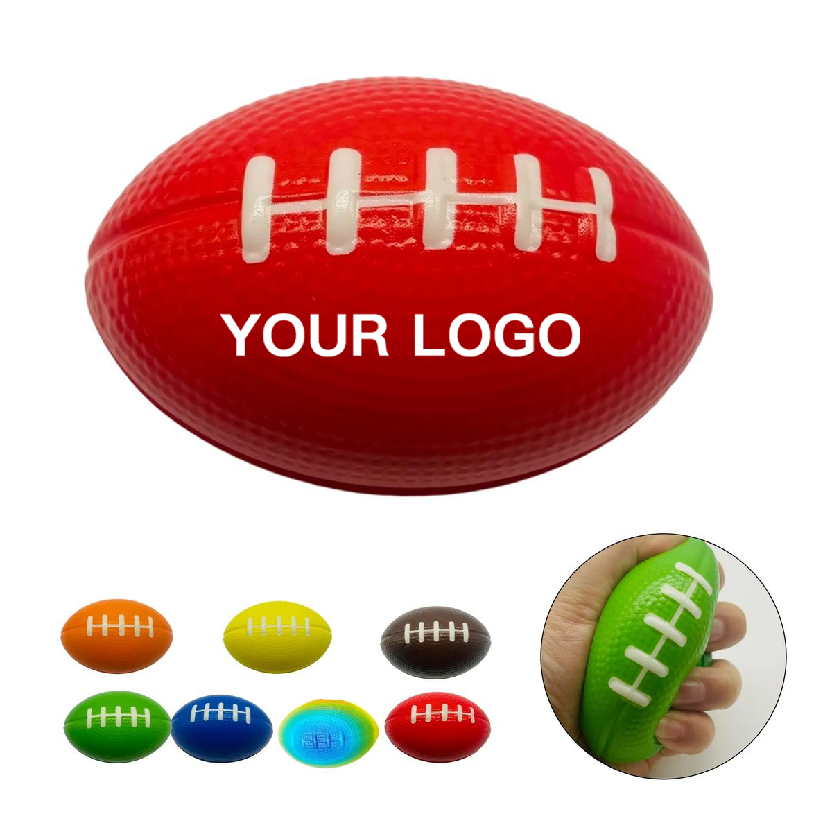 Sports Rugby Stress Ball PU Foam Toy 10